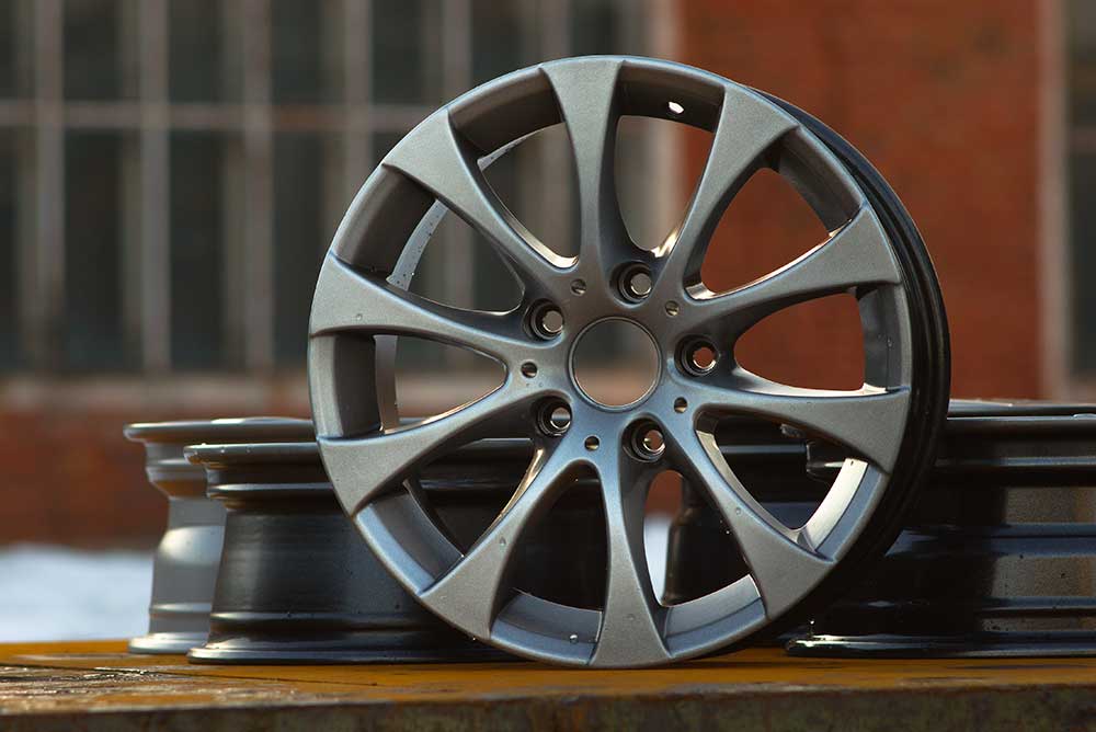 powder coating on rims